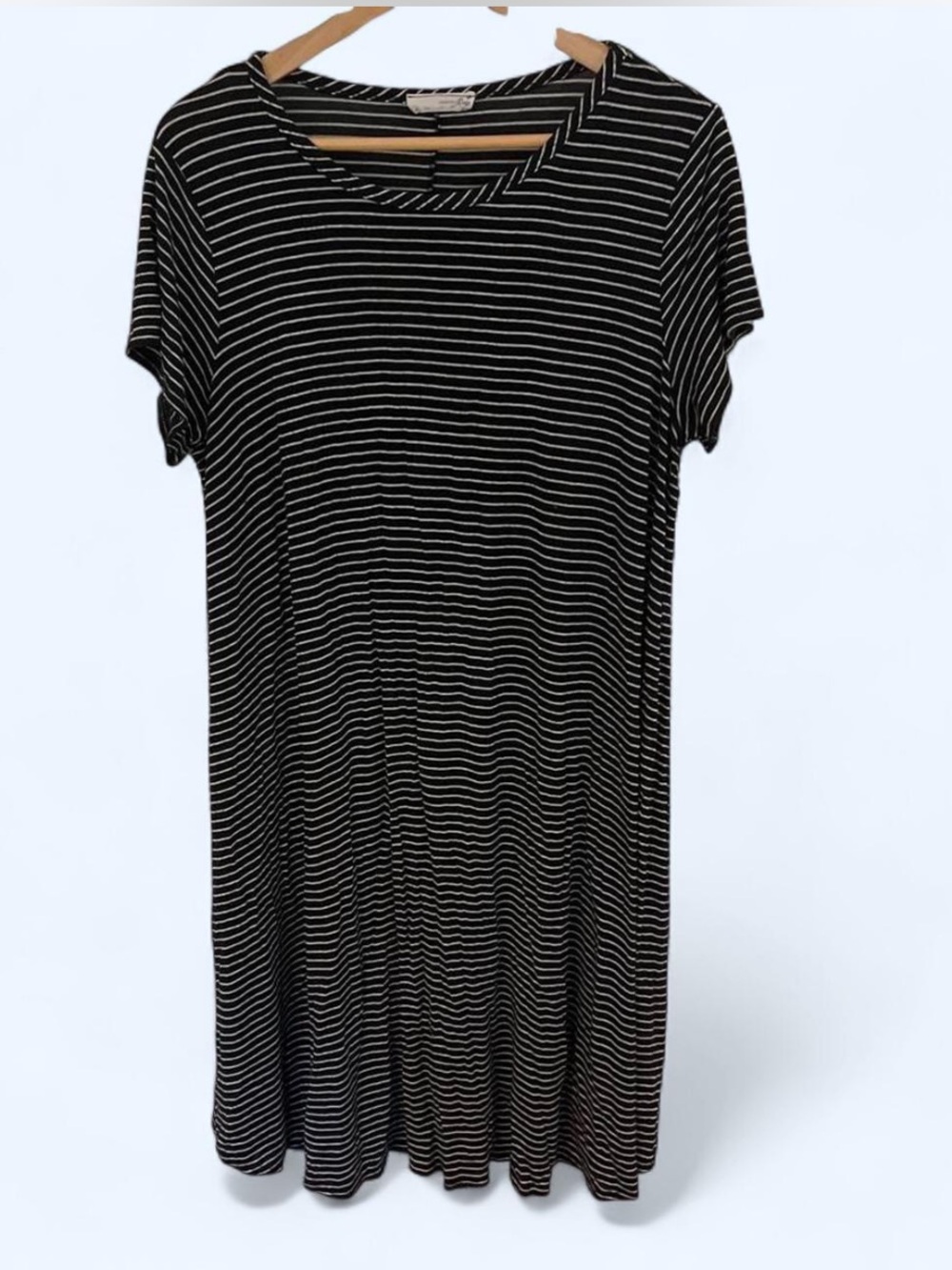 3/$10 Black & White Striped Short Dress